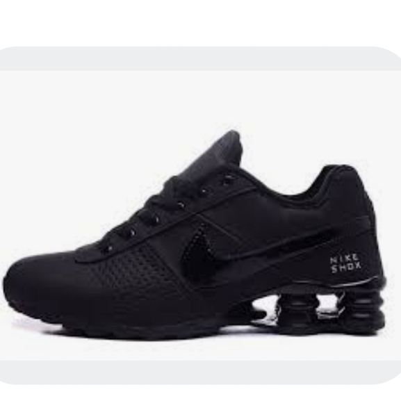 Nike Shox triple black suede sneakers - Picture 1 of 12